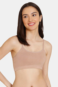 Zivame Girls Double Layered Non Wired Full Coverage Slip-on Beginner Bra (Pack of 2) - Multicolor — thumbnail 5